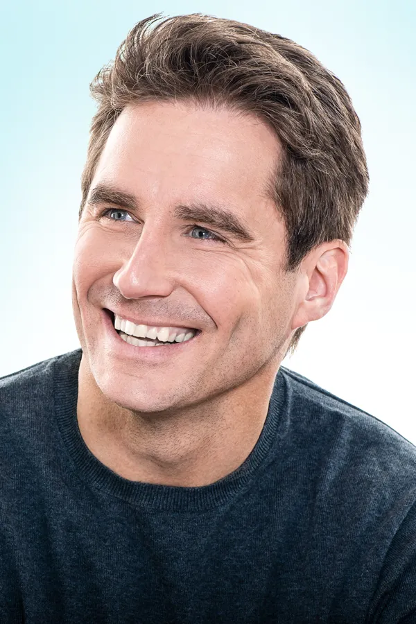 A smiling man with healthy teeth. Get Amalgam Filling Mercury Detoxication treatment from Shelley Cole, M.D. of Healthy Success in Temple, Texas.
